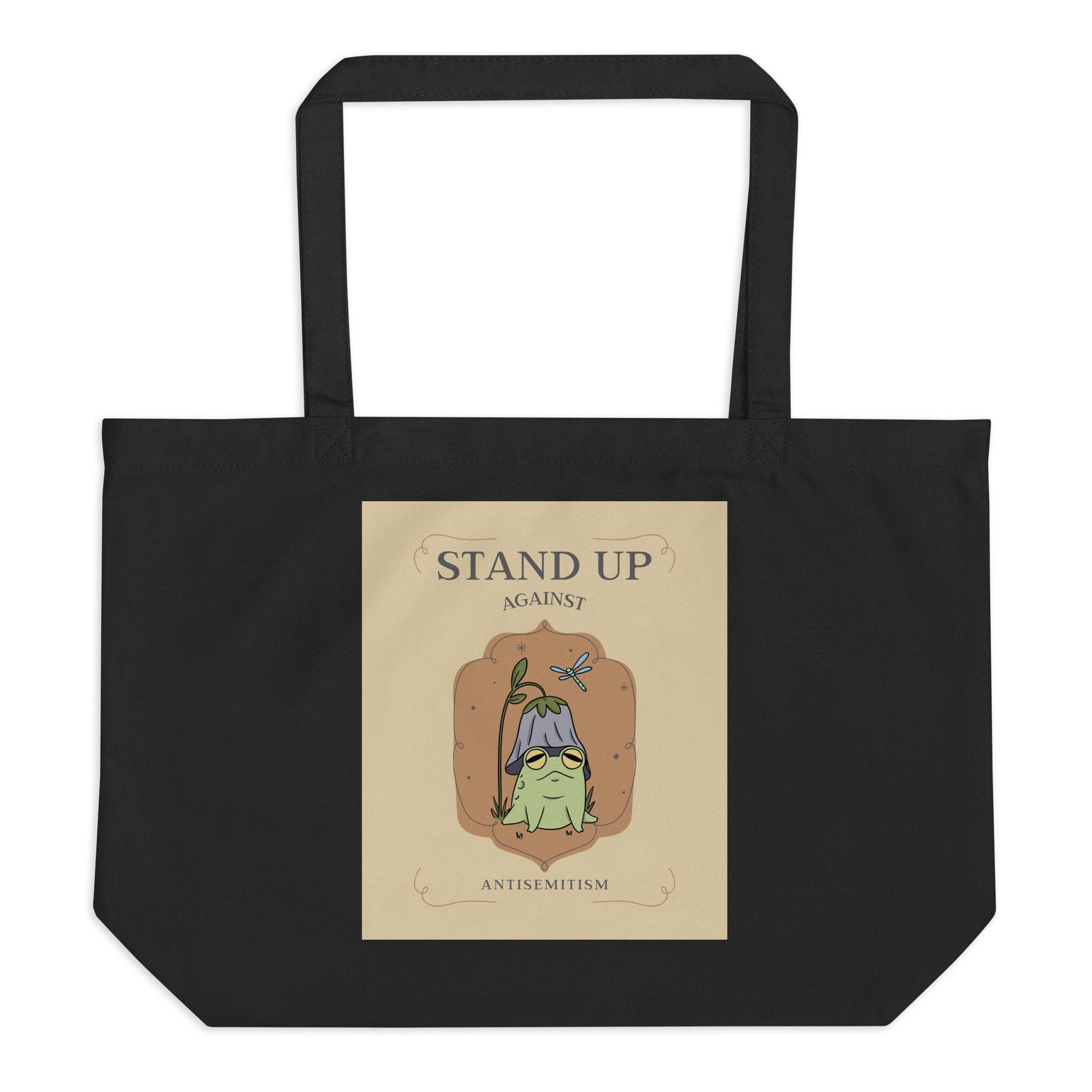 Cute Friend | Antisemitism | Large Organic Tote Bag