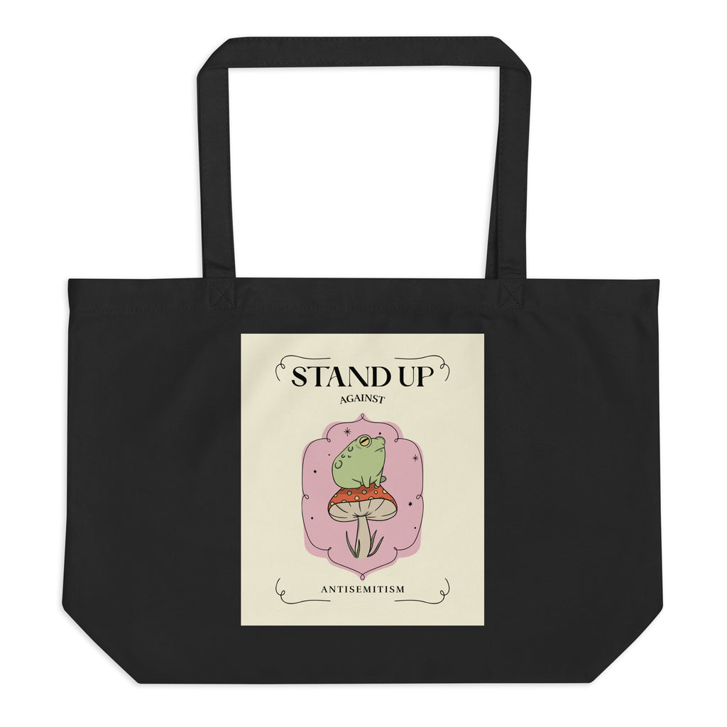 Cute Friend | Antisemitism | Large Organic Tote Bag