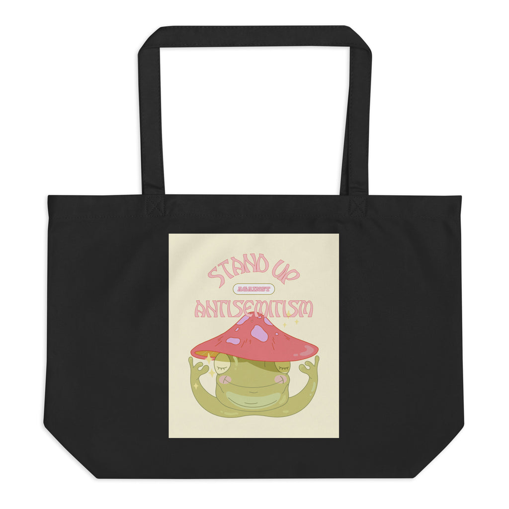 Cute Friend | Antisemitism | Large Organic Tote Bag