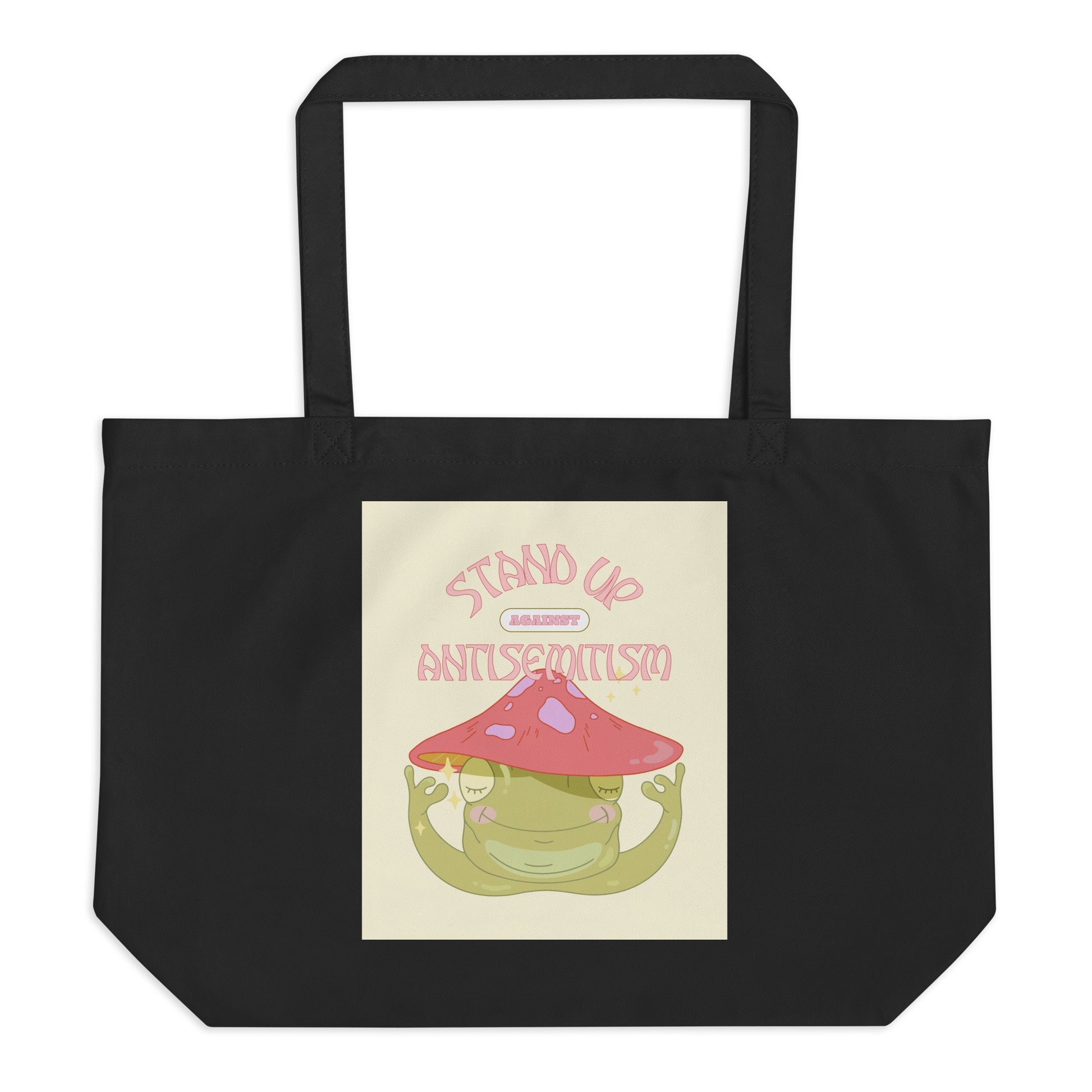 Cute Friend | Antisemitism | Large Organic Tote Bag