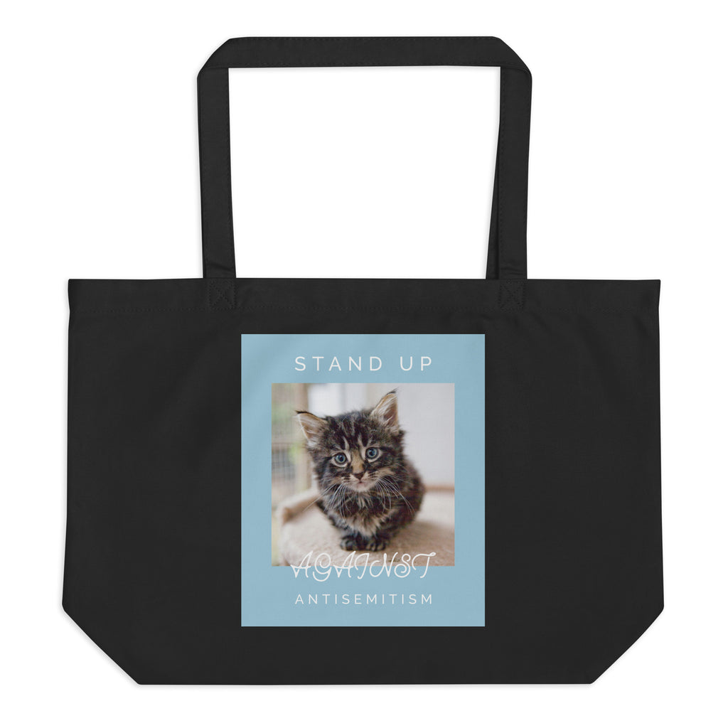 Cute Friend | Antisemitism | Large Organic Tote Bag