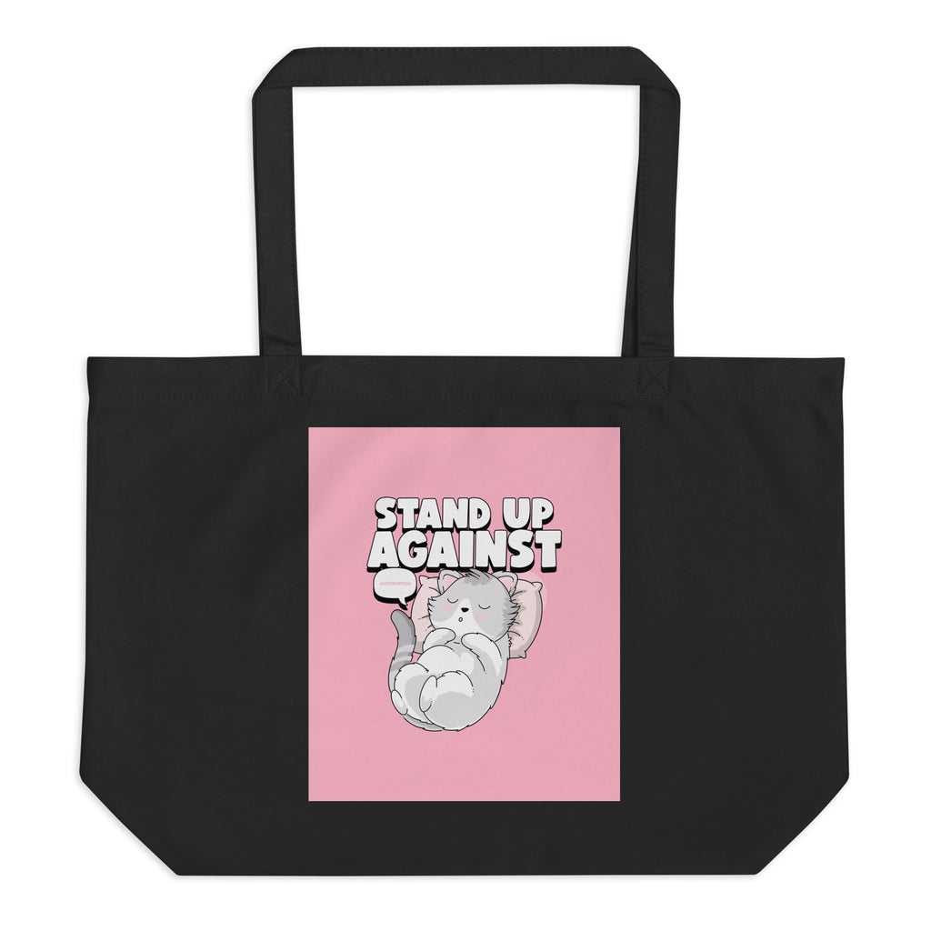 Cute Friend | Antisemitism | Large Organic Tote Bag