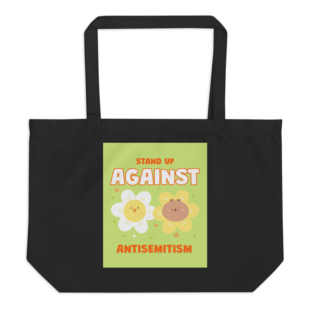 Cute Friend | Antisemitism | Large Organic Tote Bag