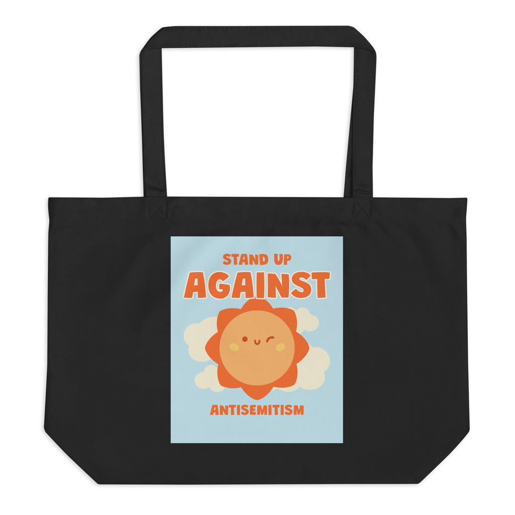 Cute Friend | Antisemitism | Large Organic Tote Bag