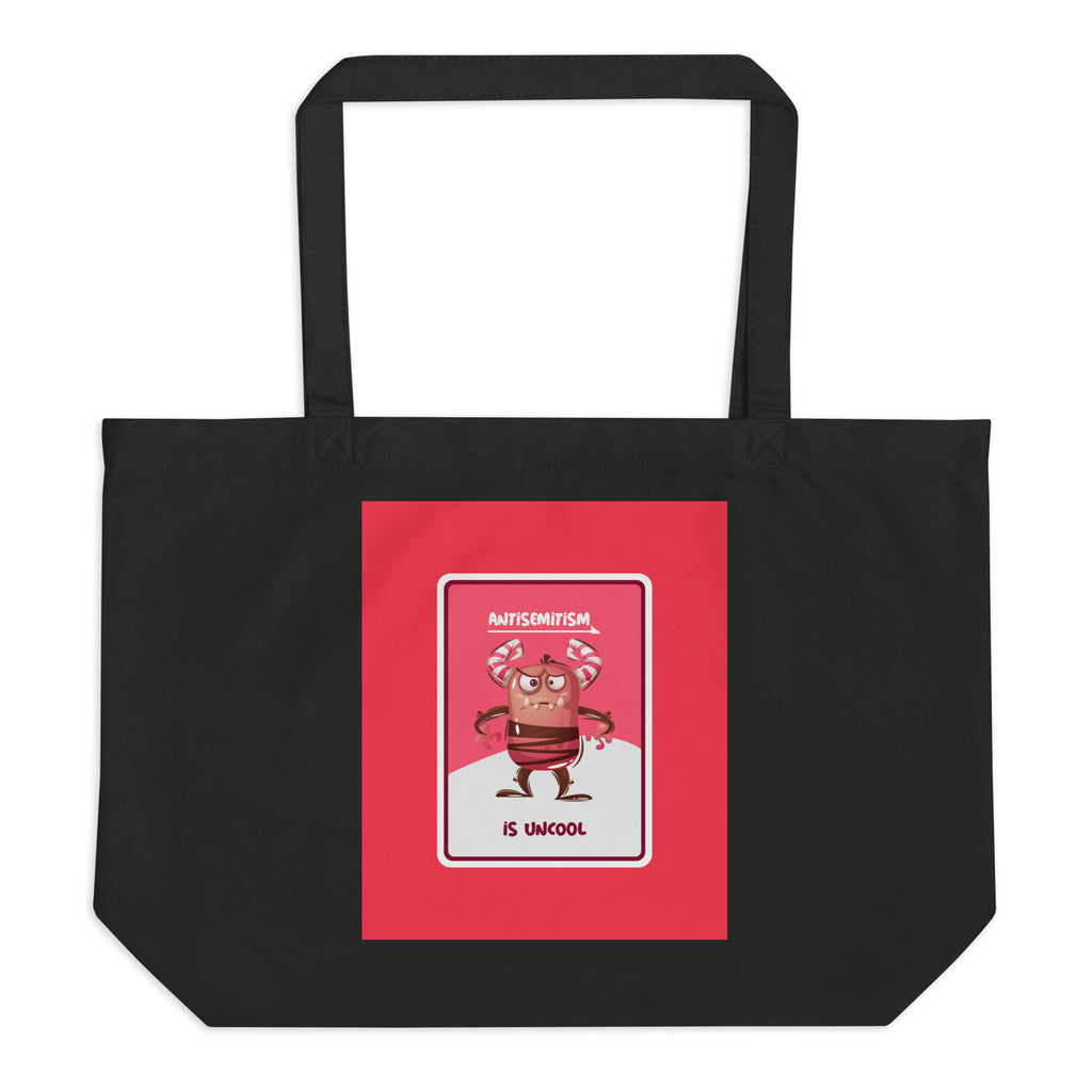Cute Friend | Antisemitism | Large Organic Tote Bag