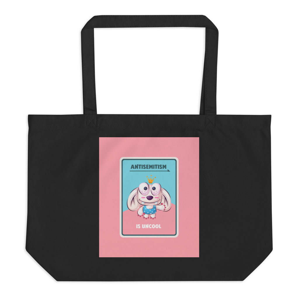 Cute Friend | Antisemitism | Large Organic Tote Bag