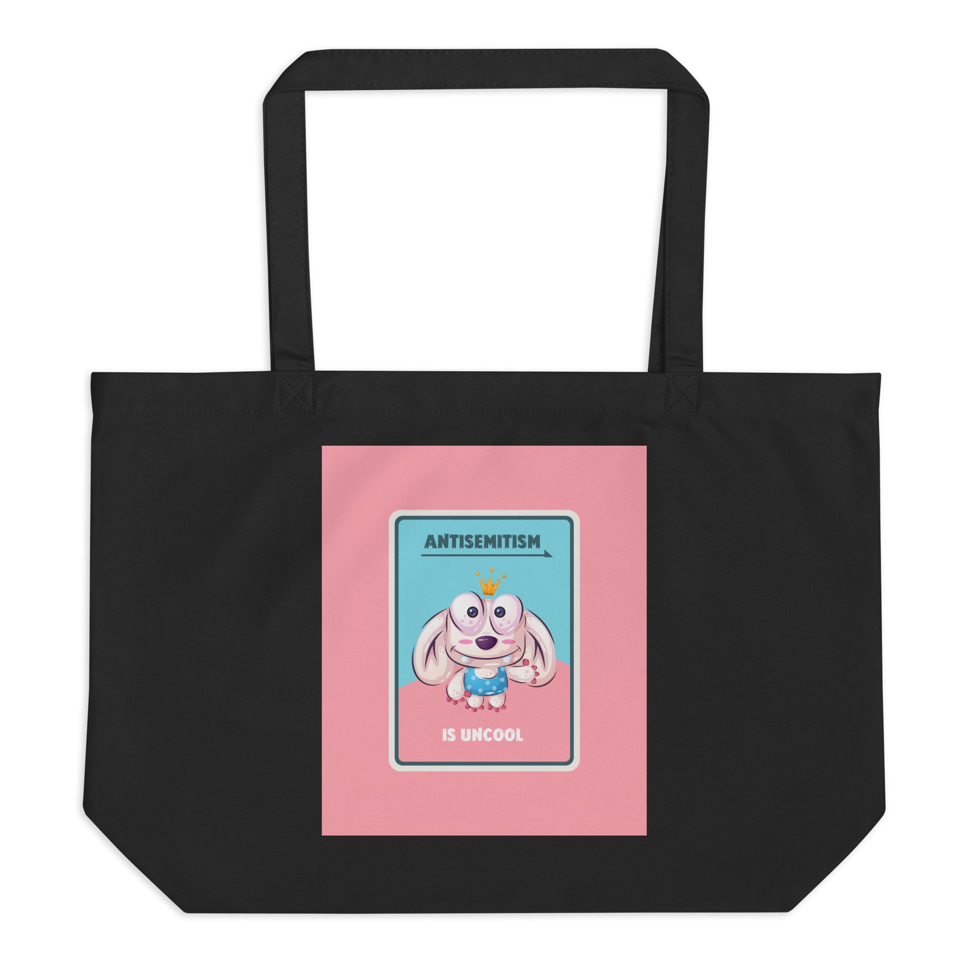 Cute Friend | Antisemitism | Large Organic Tote Bag