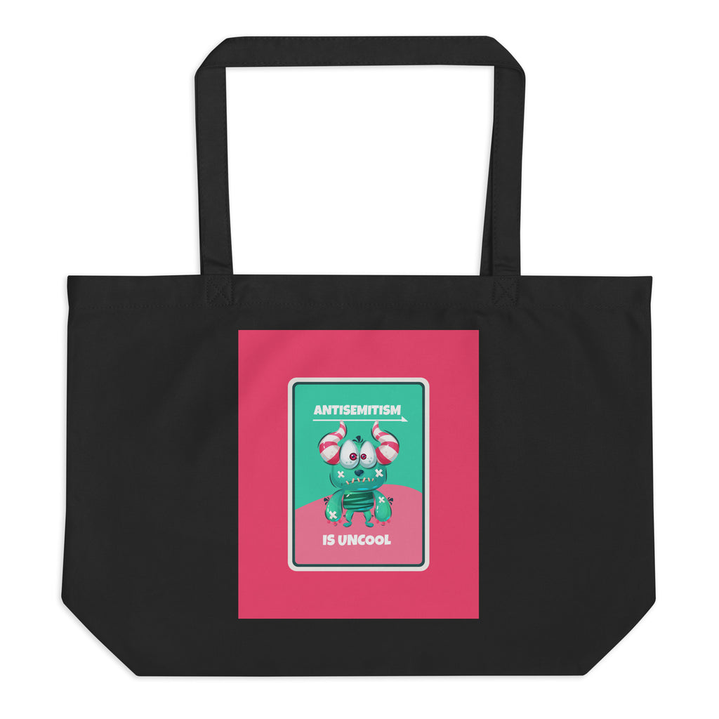 Cute Friend | Antisemitism | Large Organic Tote Bag