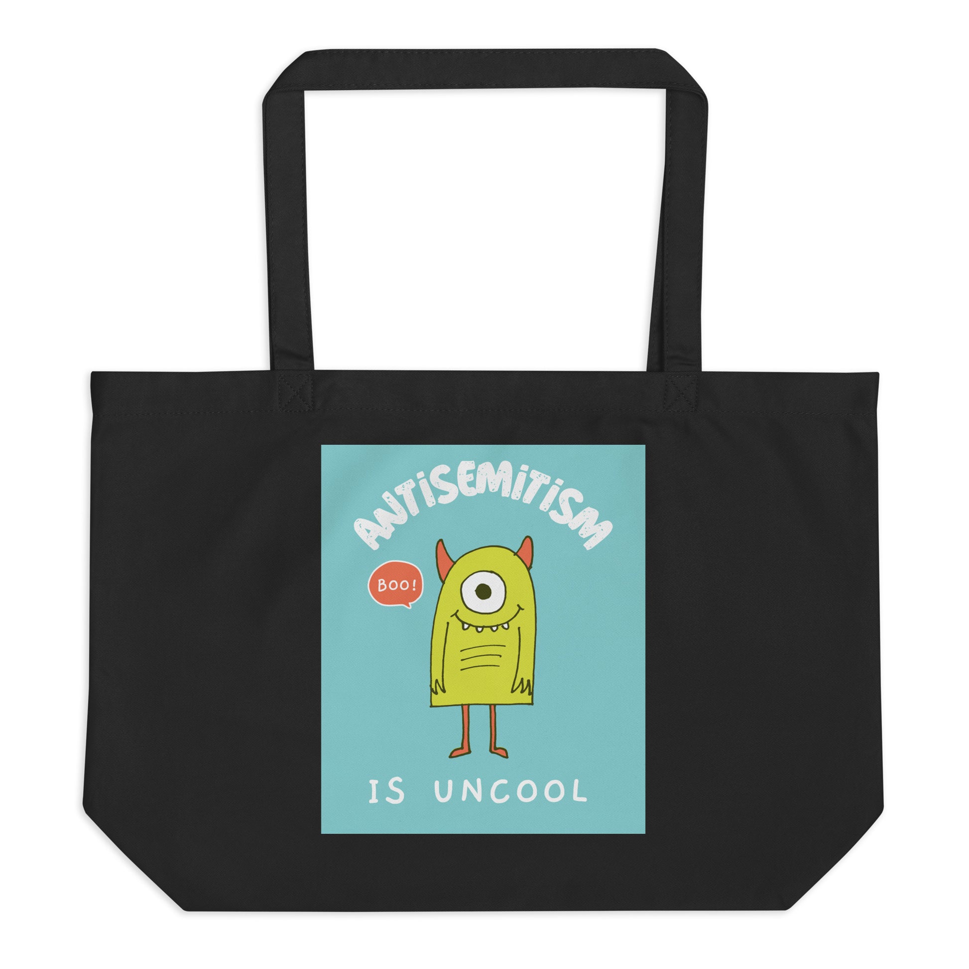 Cute Friend | Antisemitism | Large Organic Tote Bag