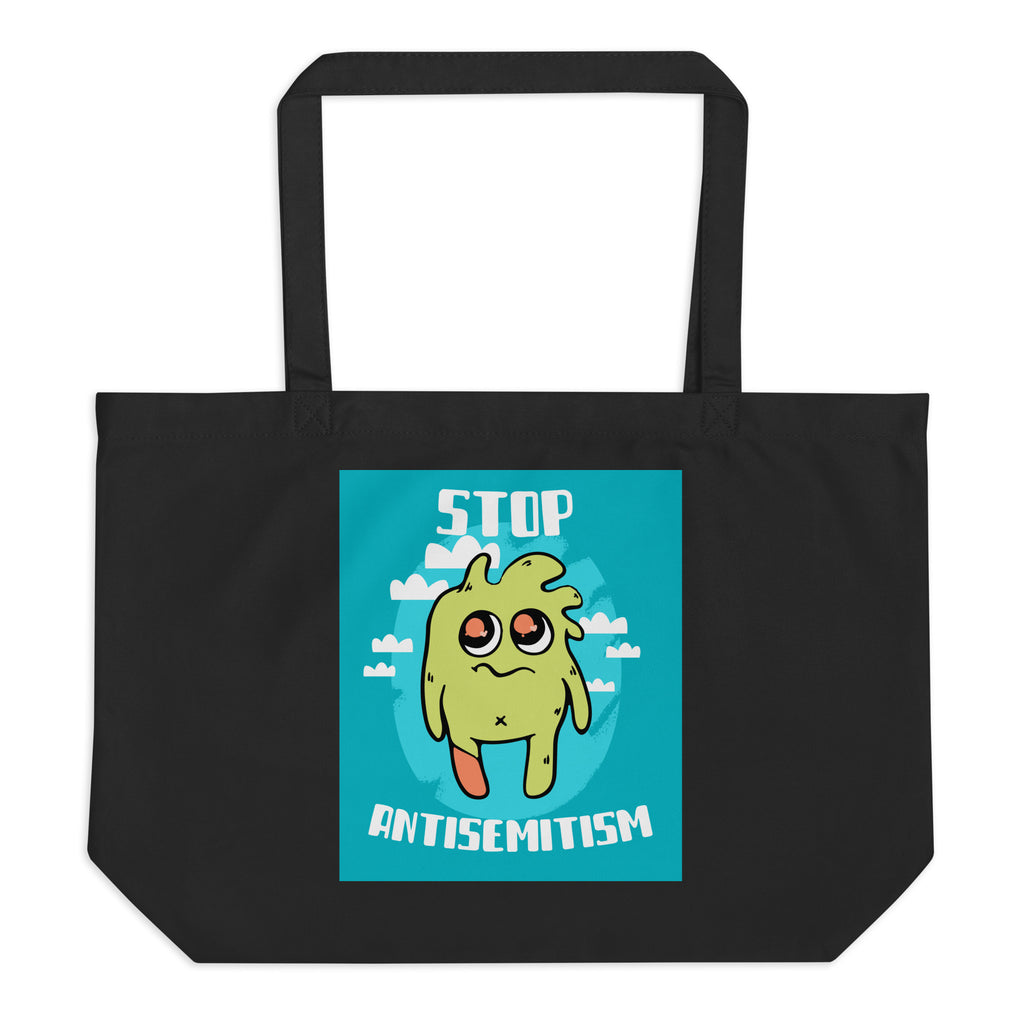 Cute Friend | Antisemitism | Large Organic Tote Bag