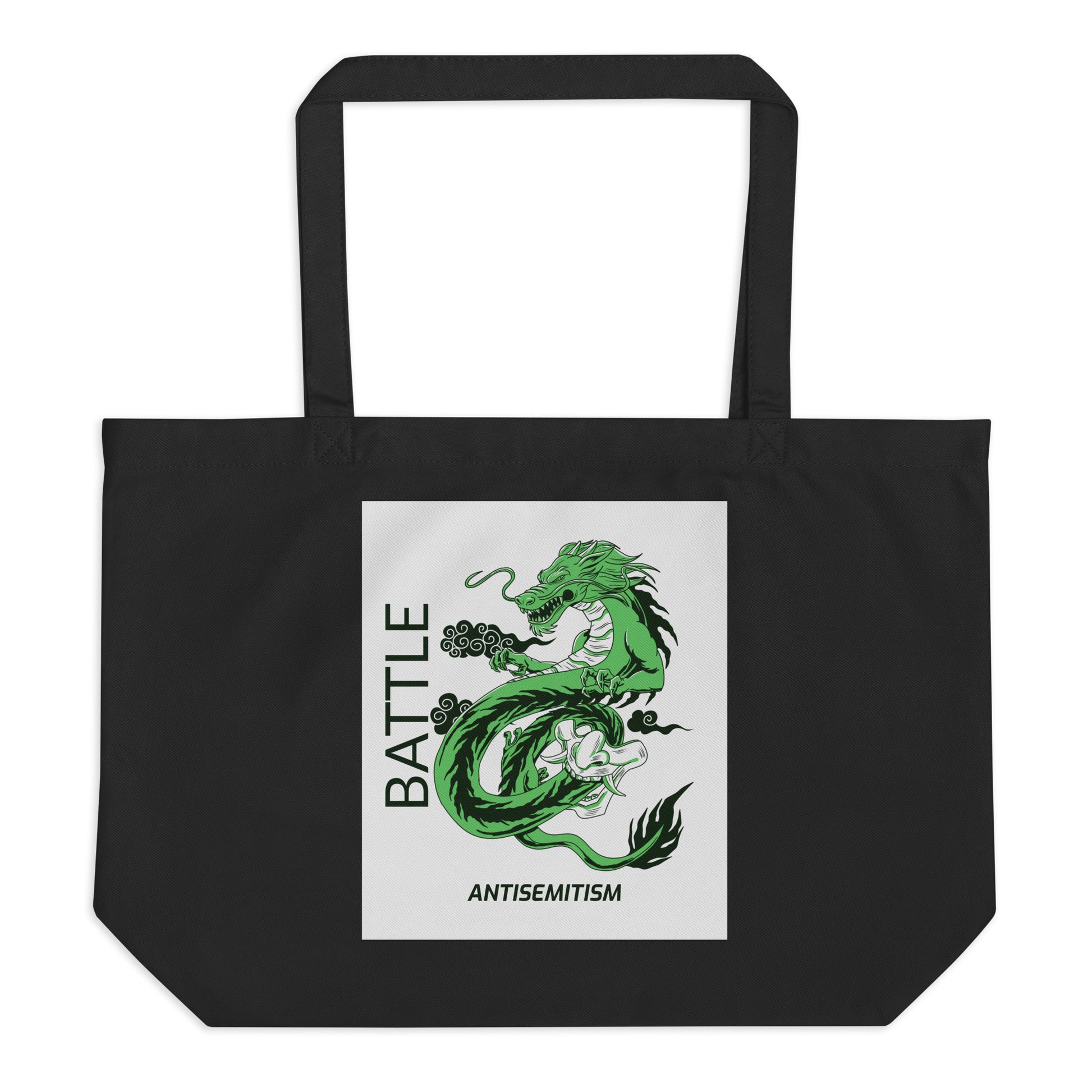 Dragon Adventure | Large Organic Tote Bag
