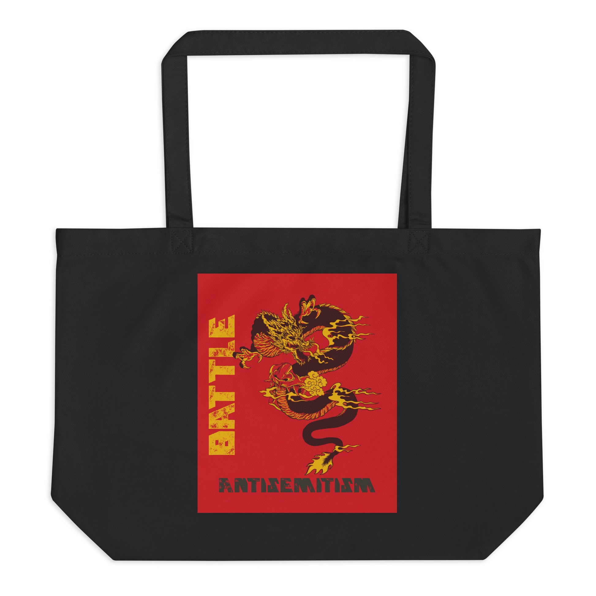 Dragon Adventure | Large Organic Tote Bag