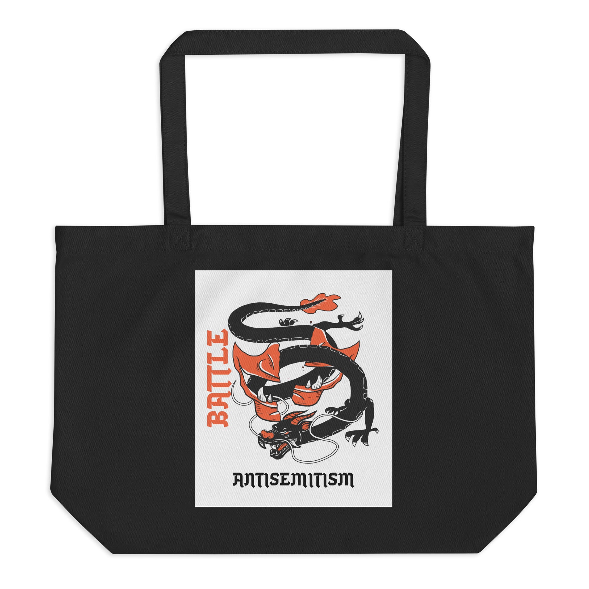 Dragon Adventure | Large Organic Tote Bag
