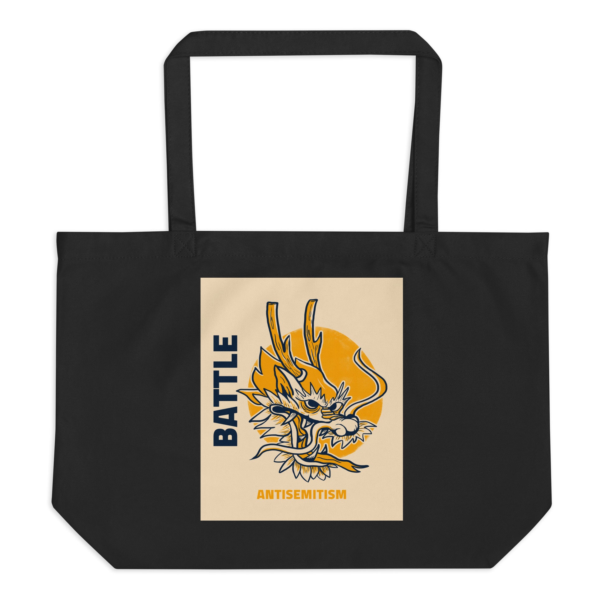 Dragon Adventure | Large Organic Tote Bag