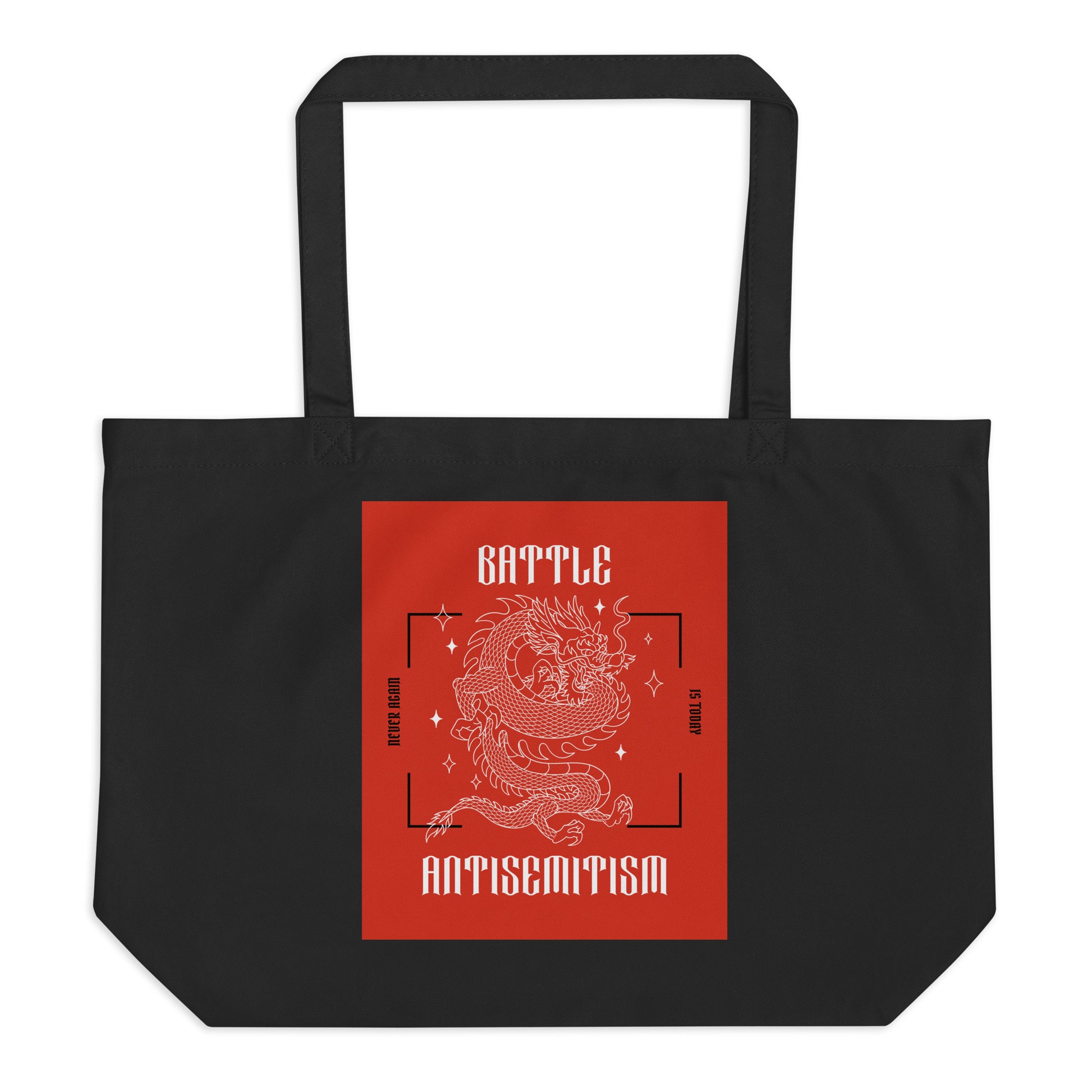 Dragon Adventure | Large Organic Tote Bag
