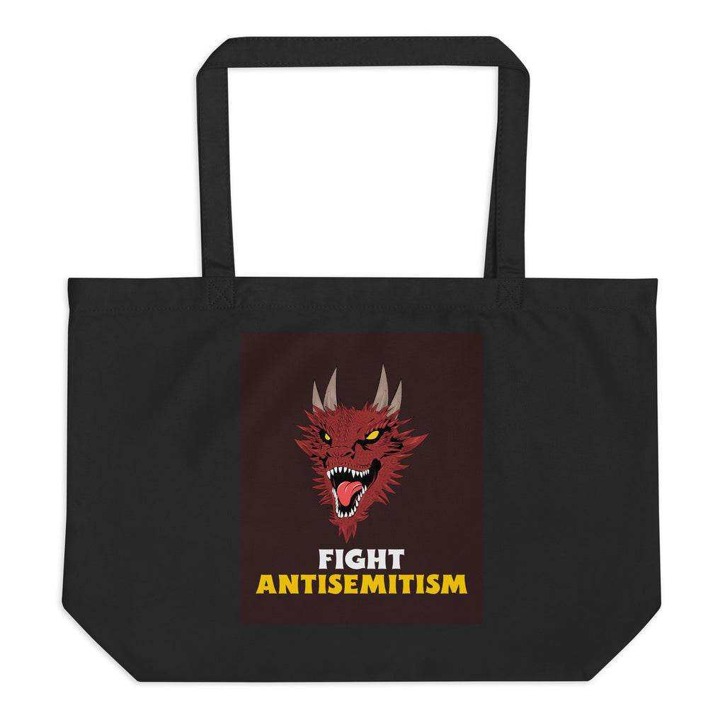 Dragon Adventure | Large Organic Tote Bag