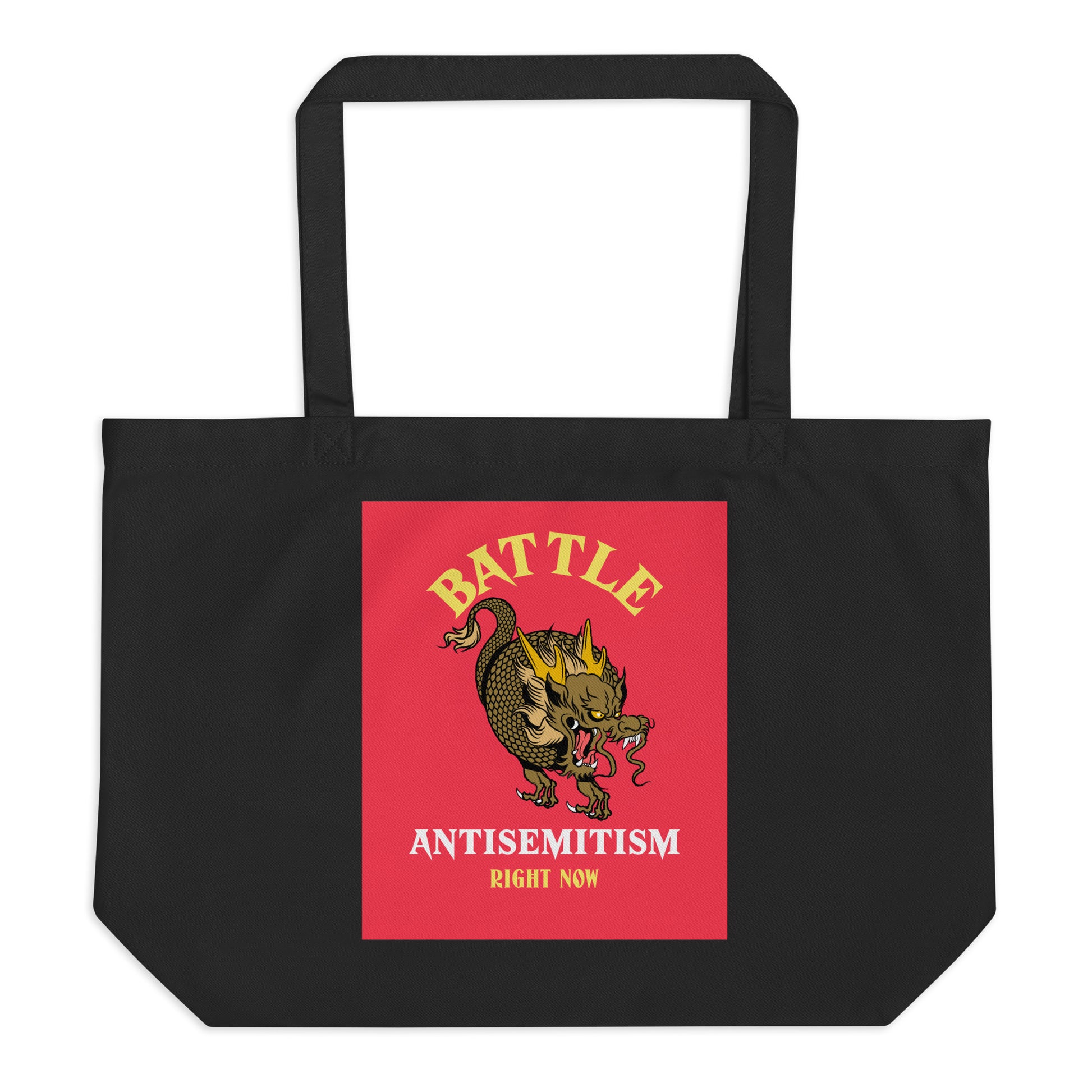 Dragon Adventure | Large Organic Tote Bag