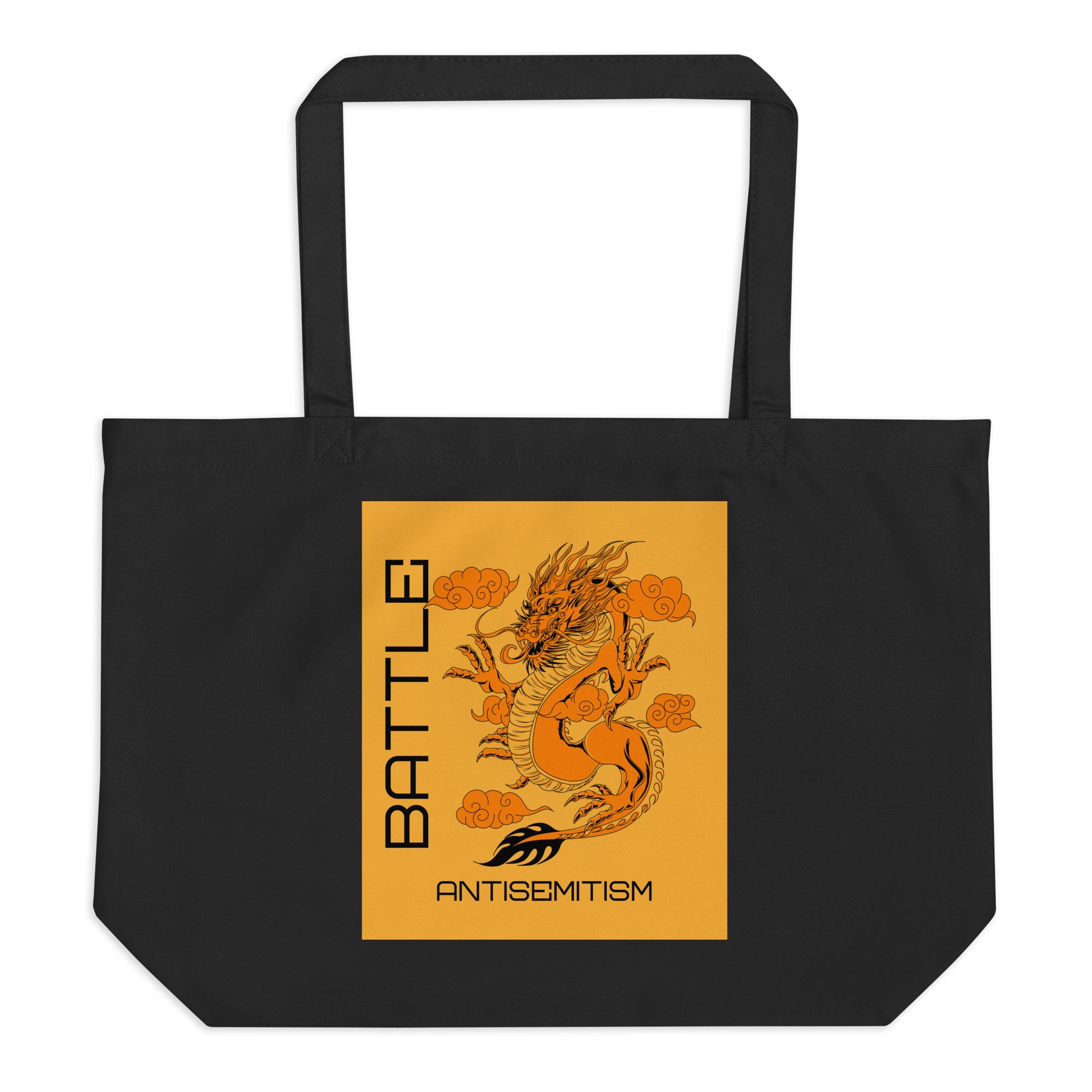 Dragon Adventure | Large Organic Tote Bag