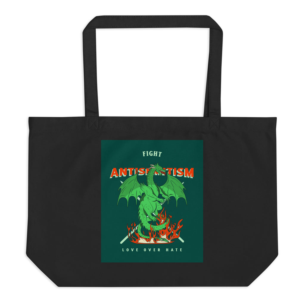 Dragon Adventure | Large Organic Tote Bag