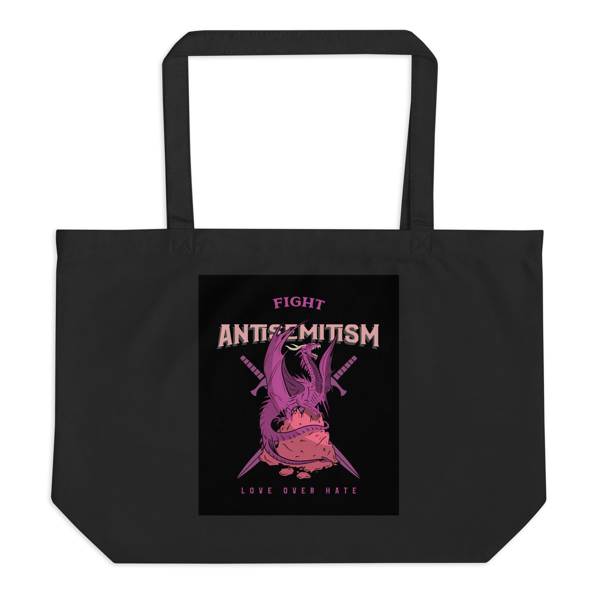 Dragon Adventure | Large Organic Tote Bag