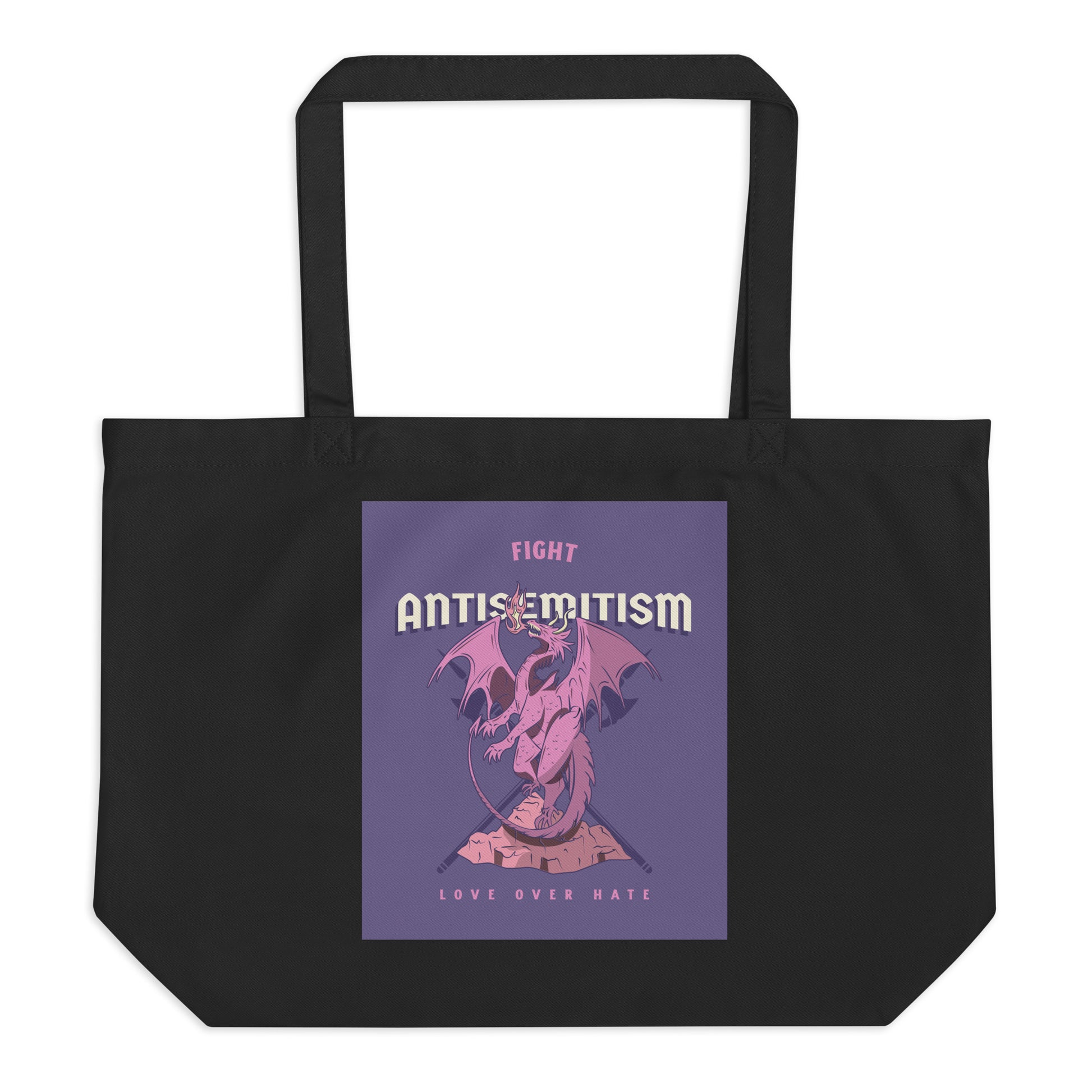 Dragon Adventure | Large Organic Tote Bag