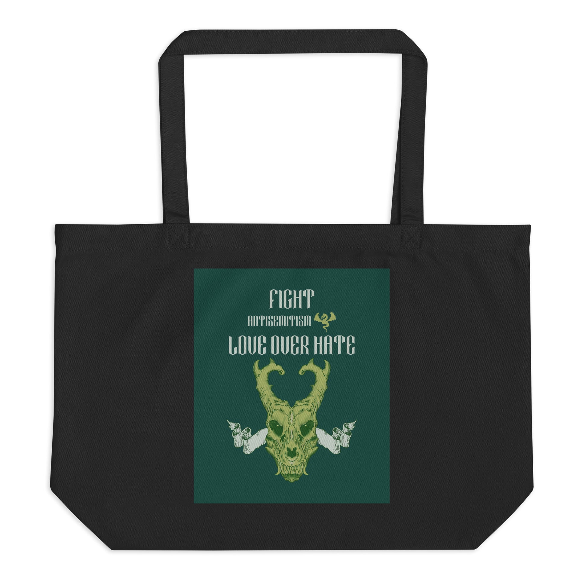 Dragon Adventure | Large Organic Tote Bag