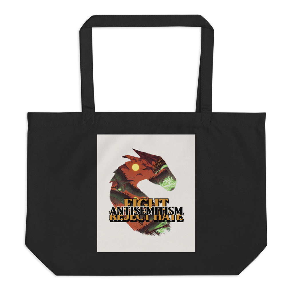 Dragon Adventure | Large Organic Tote Bag