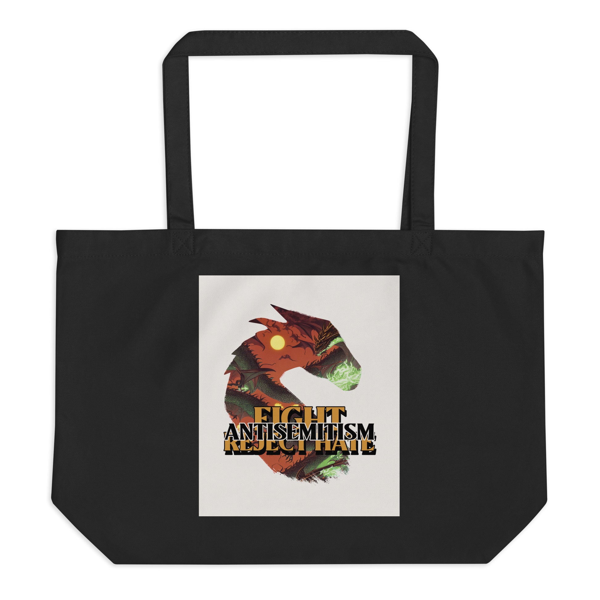 Dragon Adventure | Large Organic Tote Bag