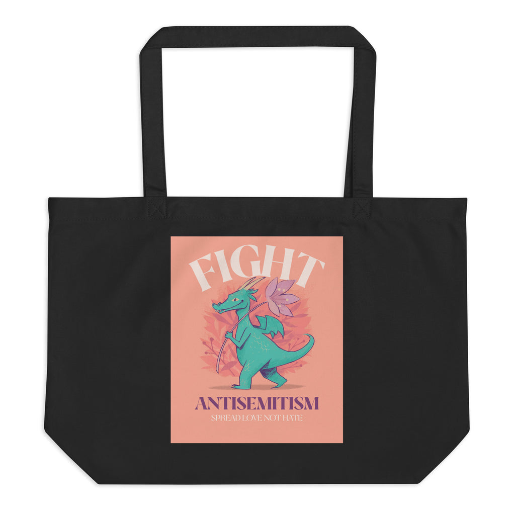 Dragon Adventure | Large Organic Tote Bag