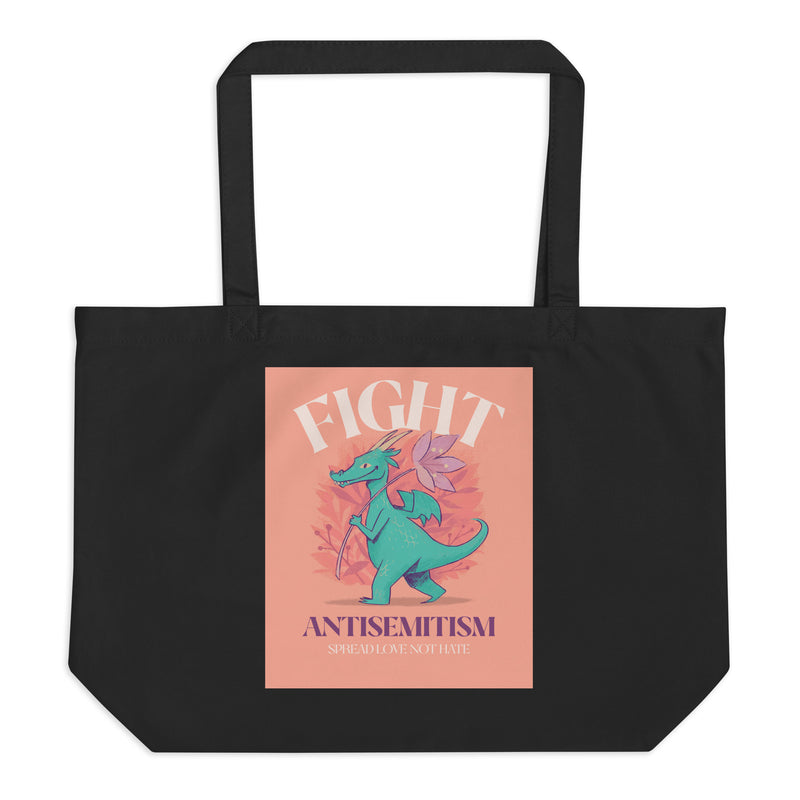 Dragon Adventure | Large Organic Tote Bag