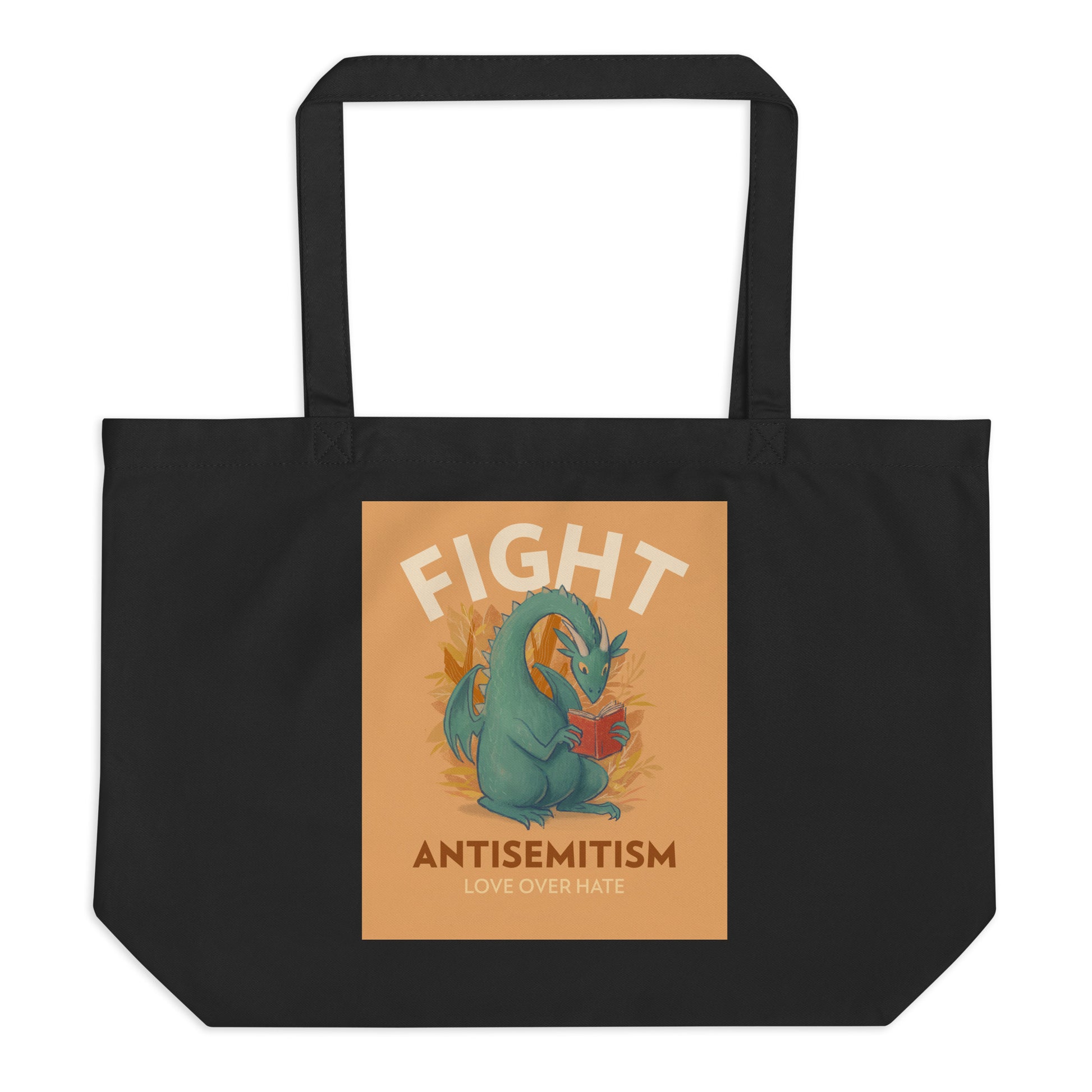 Dragon Adventure | Large Organic Tote Bag