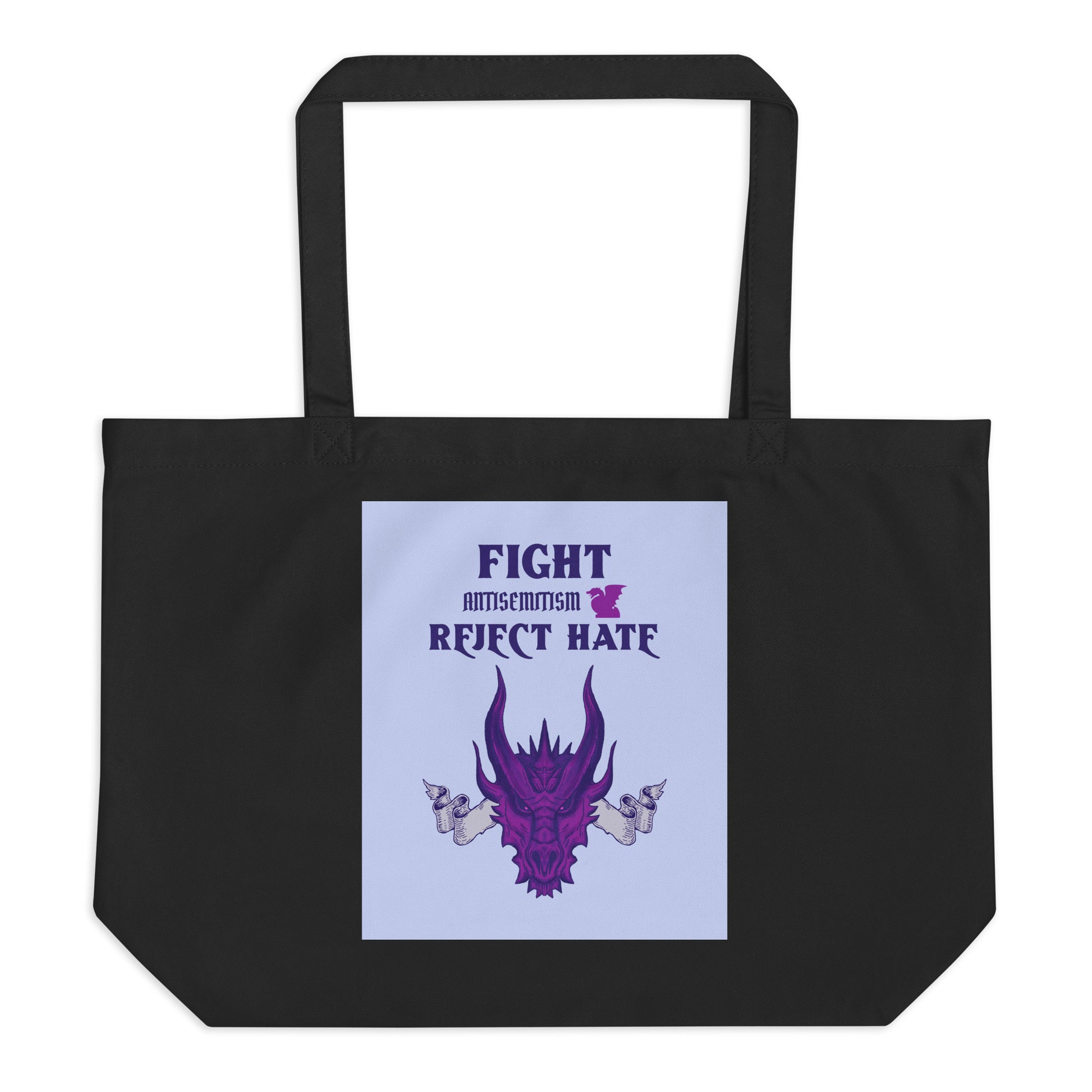 Dragon Adventure | Large Organic Tote Bag
