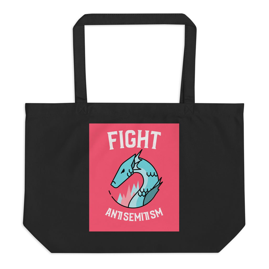 Dragon Adventure | Large Organic Tote Bag