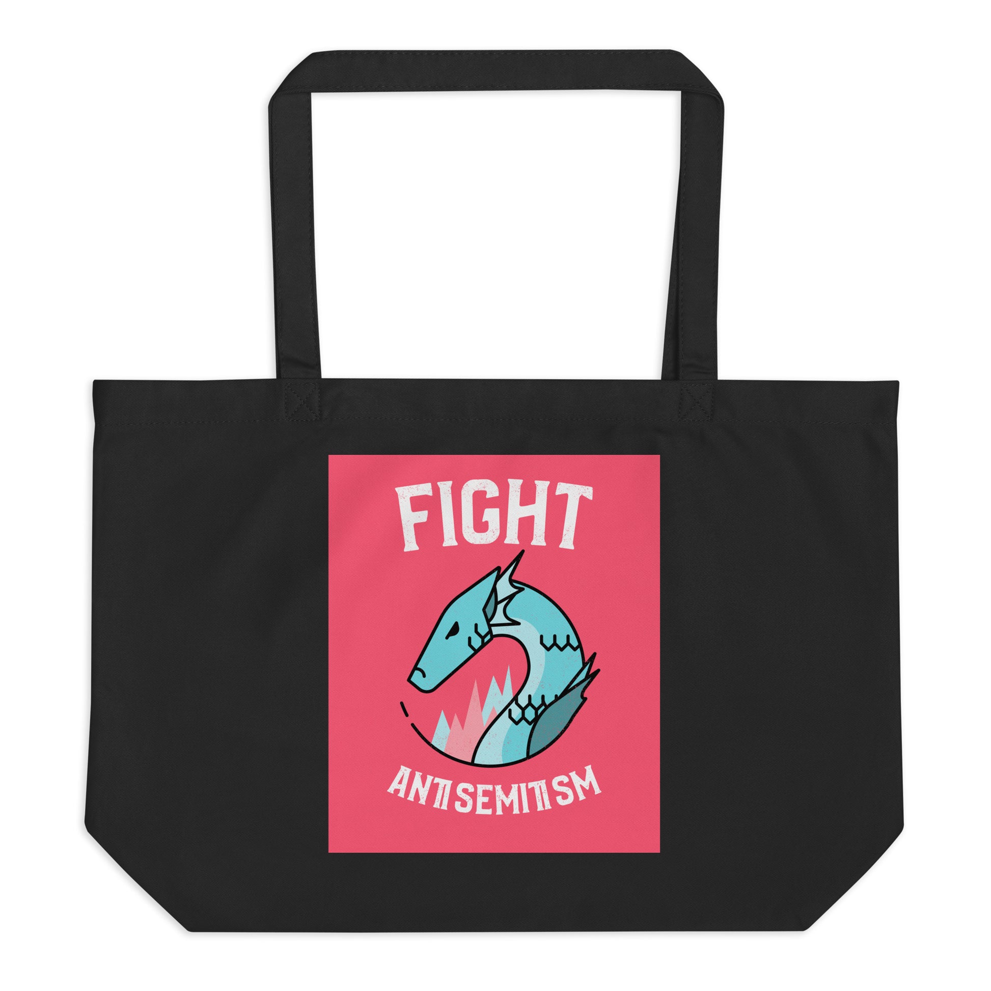 Dragon Adventure | Large Organic Tote Bag