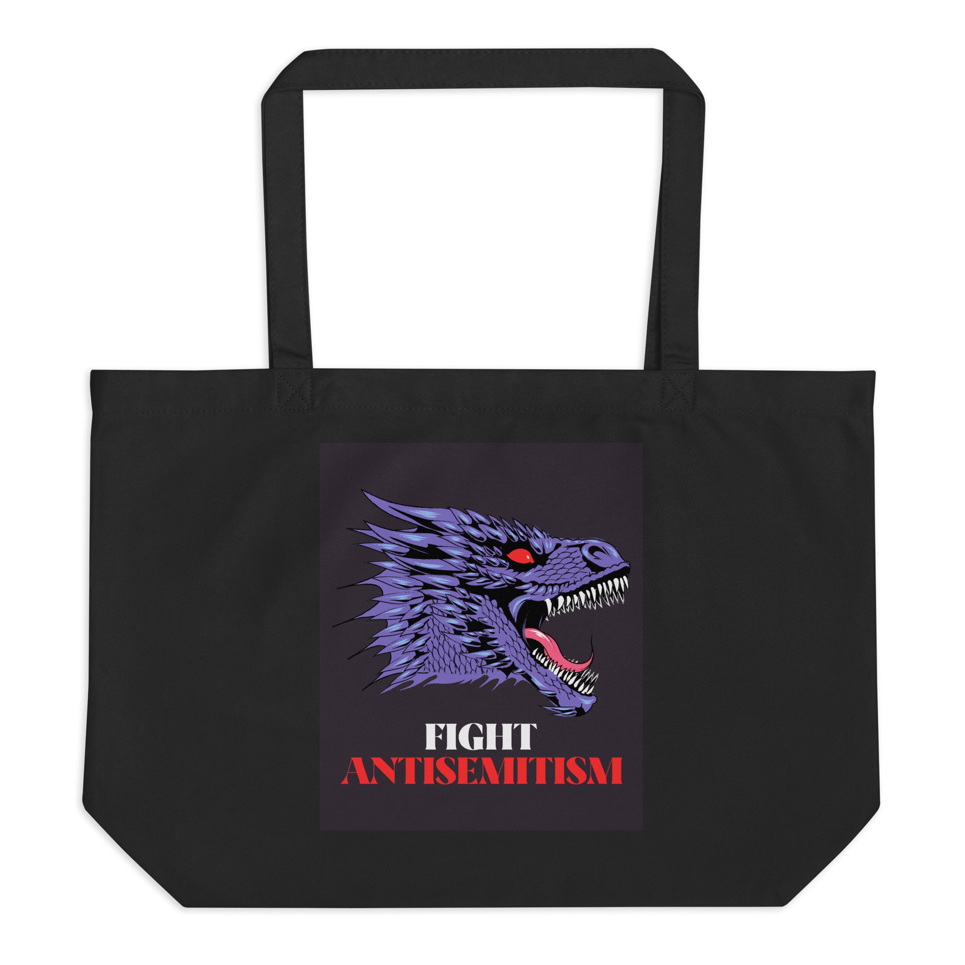 Dragon Adventure | Large Organic Tote Bag