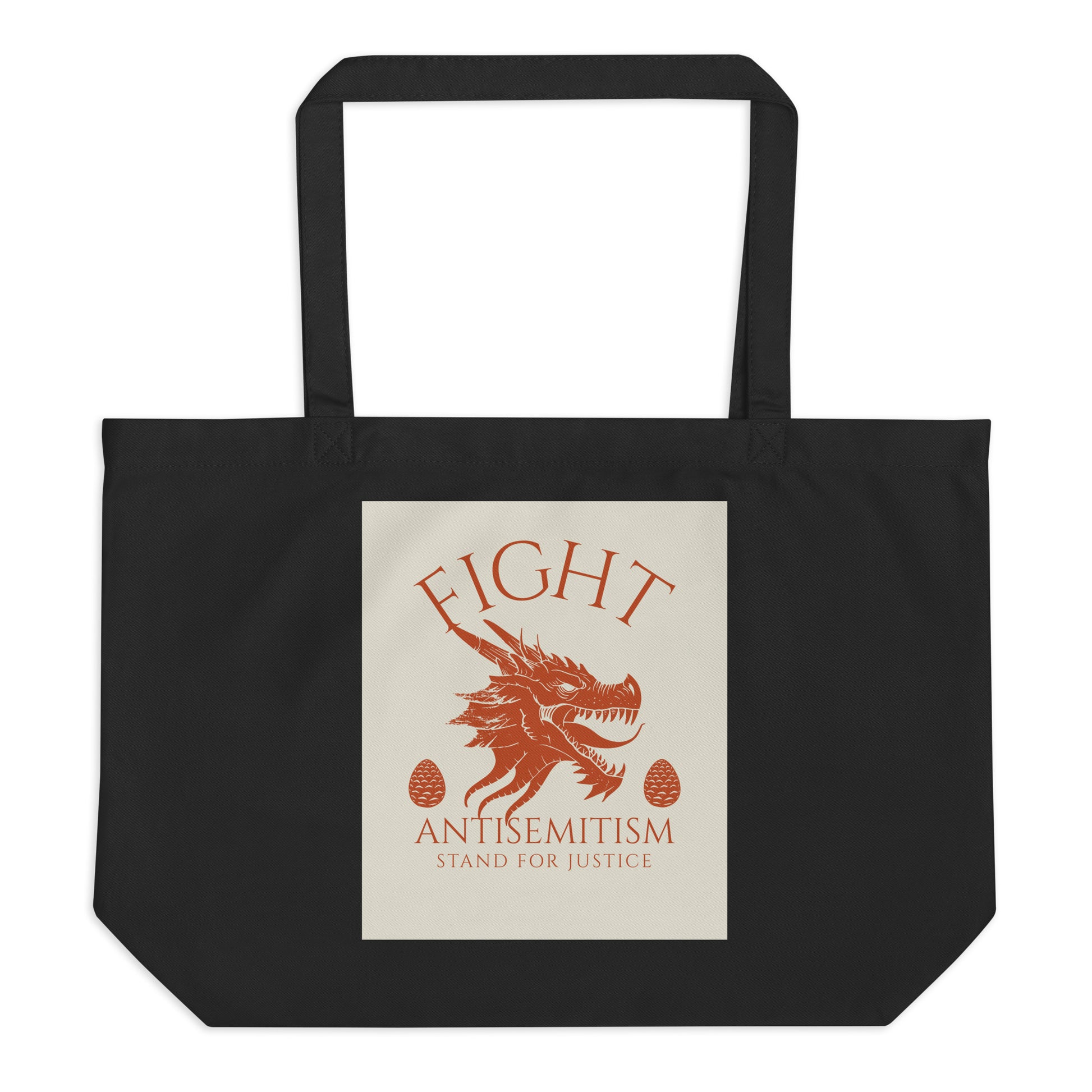 Dragon Adventure | Large Organic Tote Bag