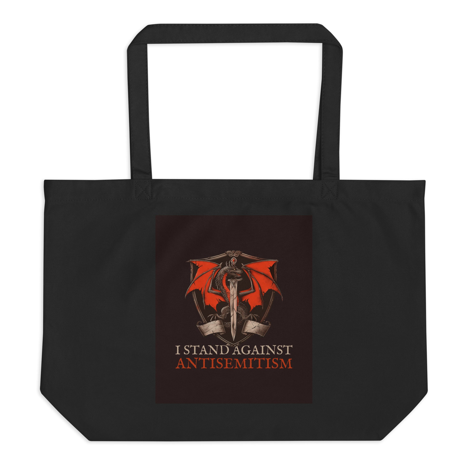 Dragon Adventure | Large Organic Tote Bag