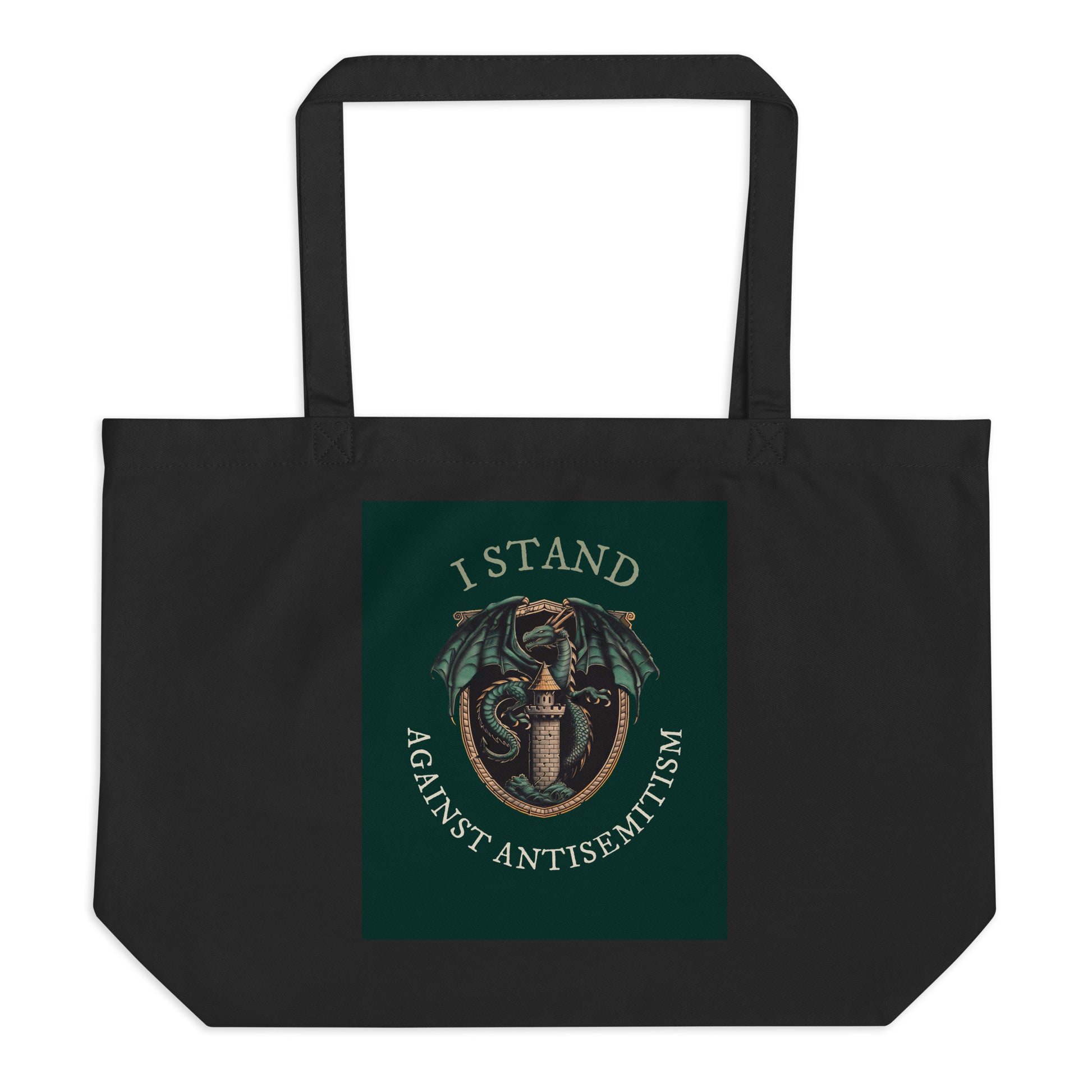 Dragon Adventure | Large Organic Tote Bag