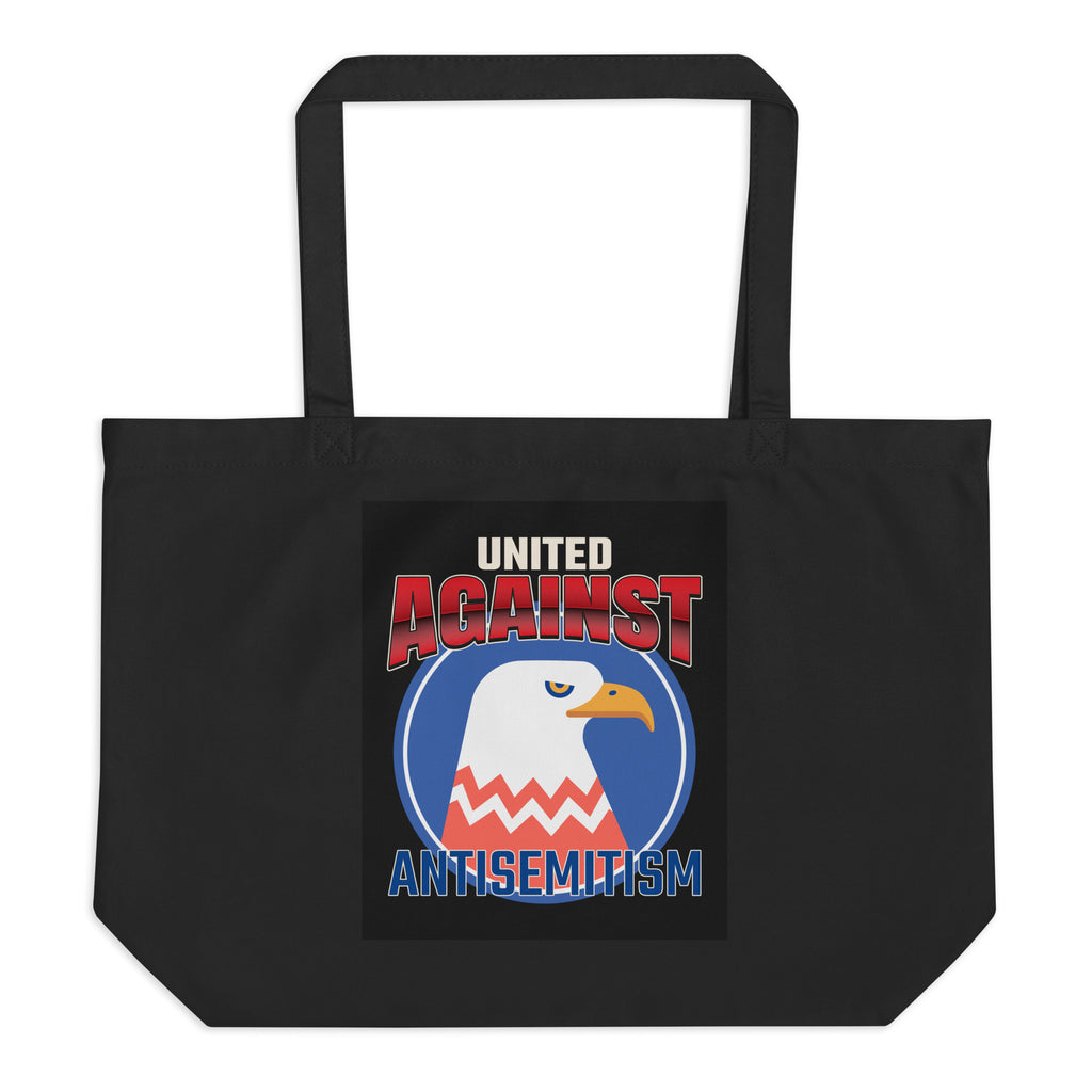 USA Edition | United Against Antisemitism | Large Organic Tote Bag