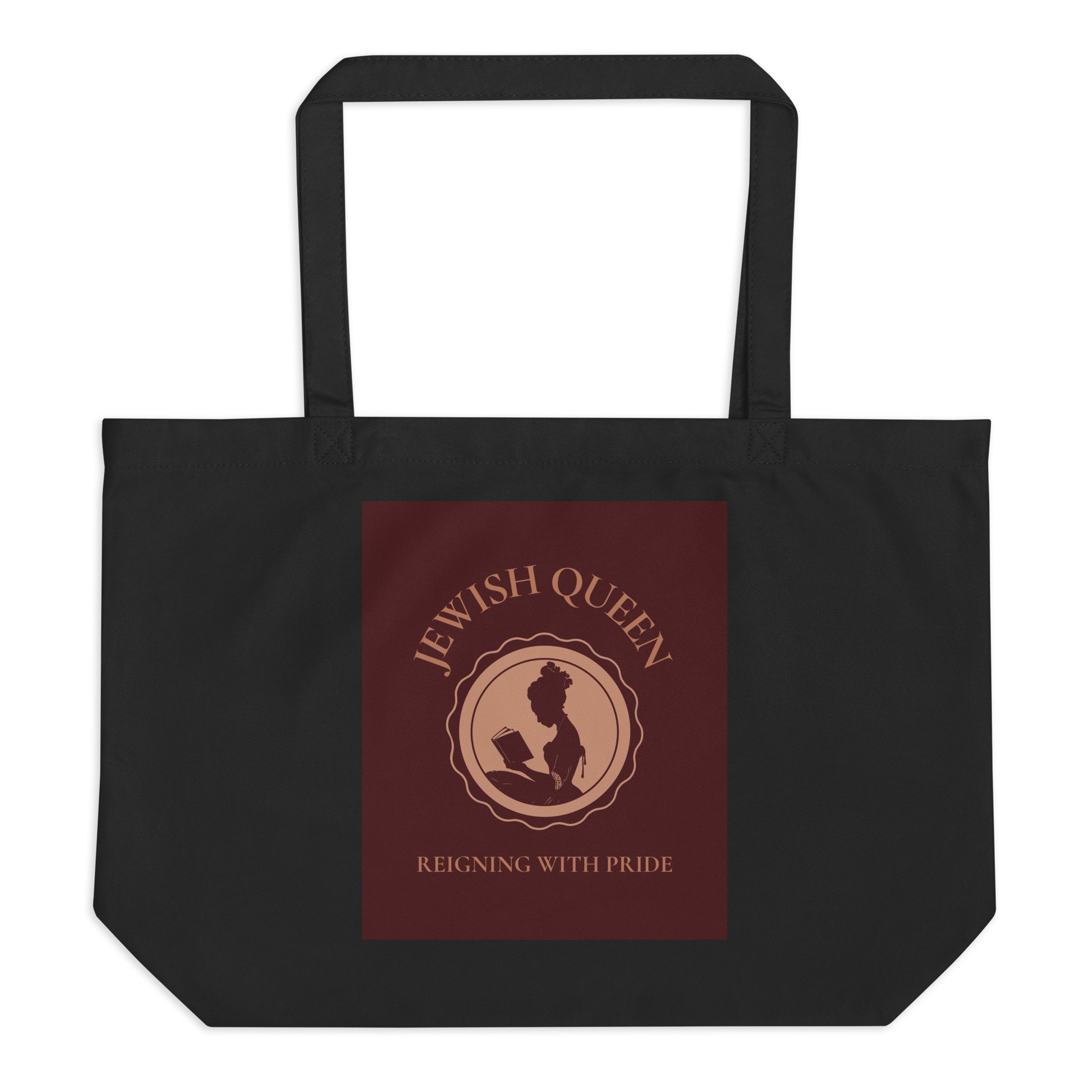 Jewish Queen | Large Organic Tote Bag