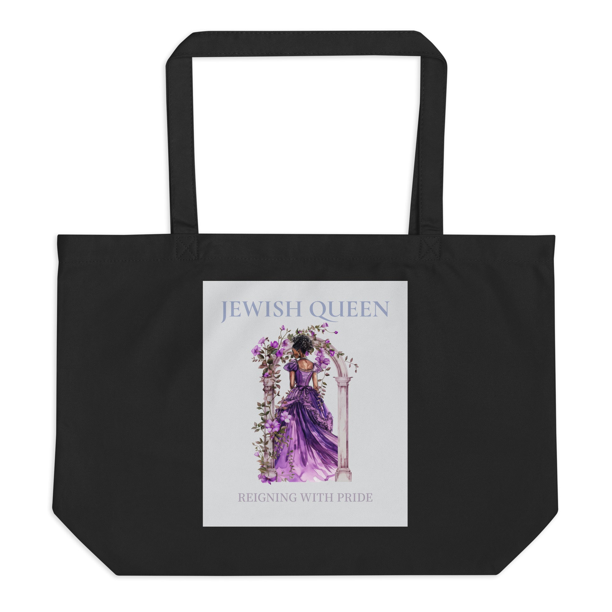 Jewish Queen | Large Organic Tote Bag