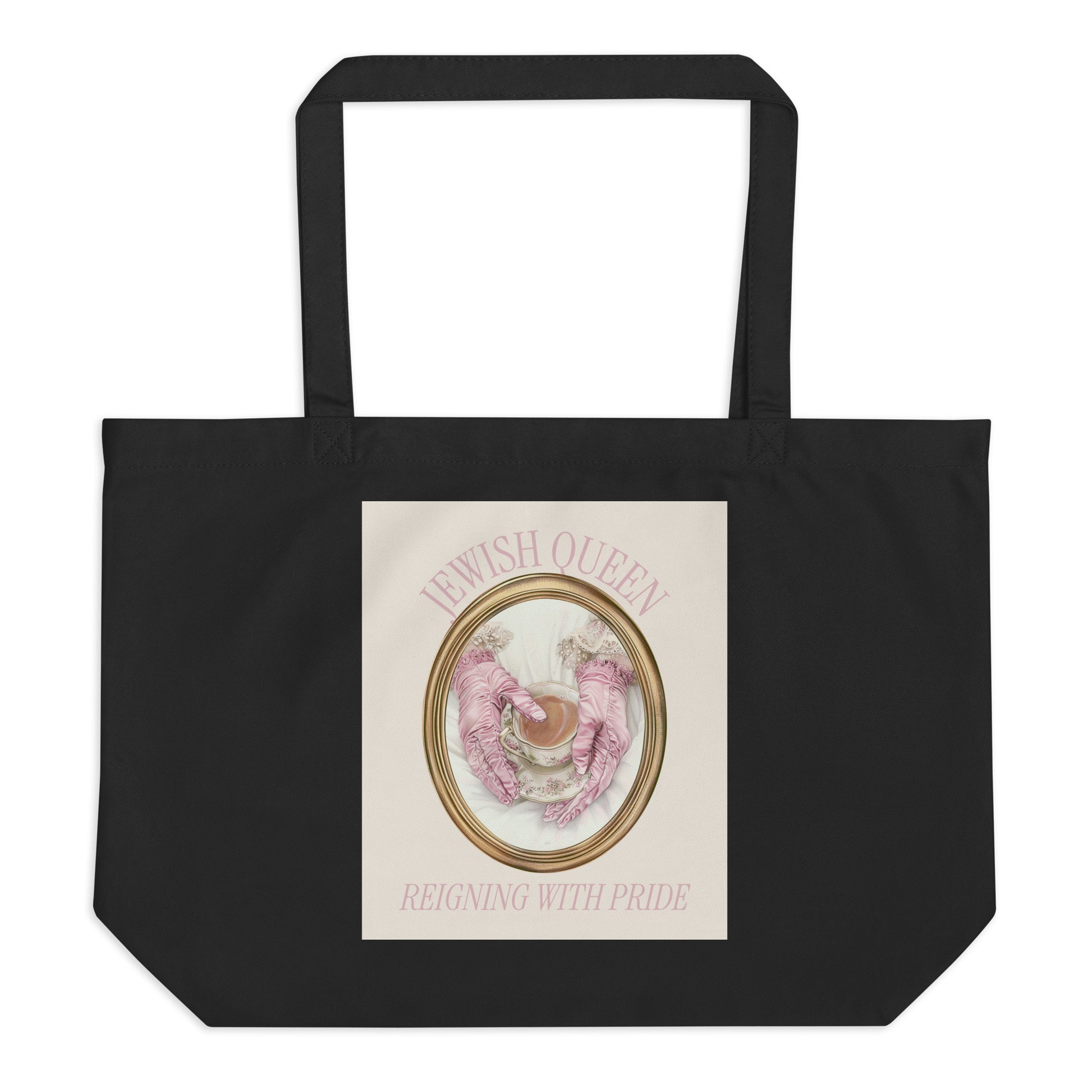 Jewish Queen | Large Organic Tote Bag