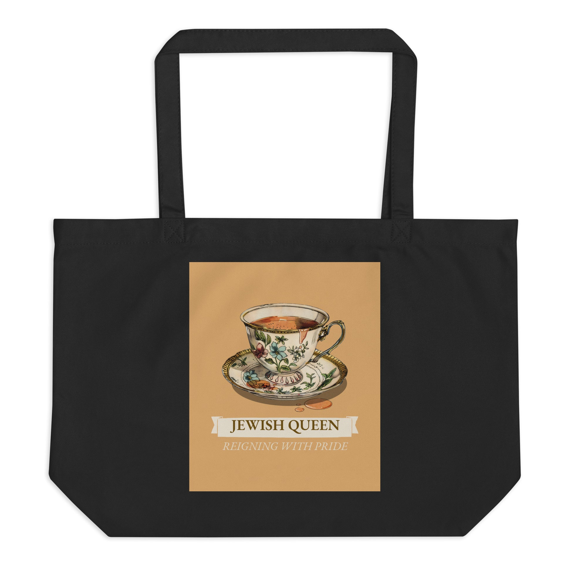 Jewish Queen | Large Organic Tote Bag