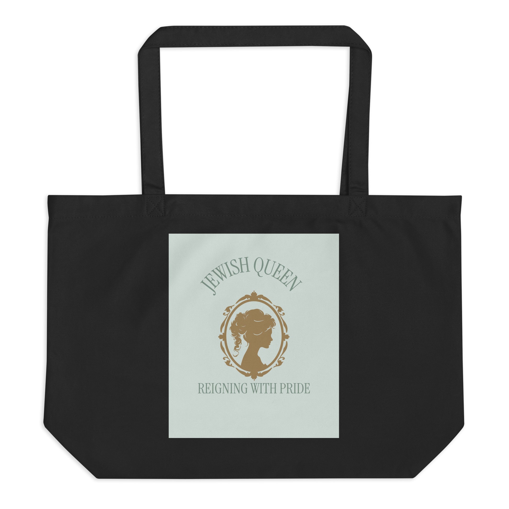 Jewish Queen | Large Organic Tote Bag