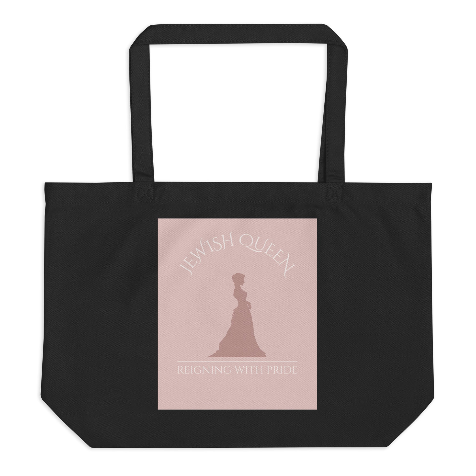 Jewish Queen | Large Organic Tote Bag