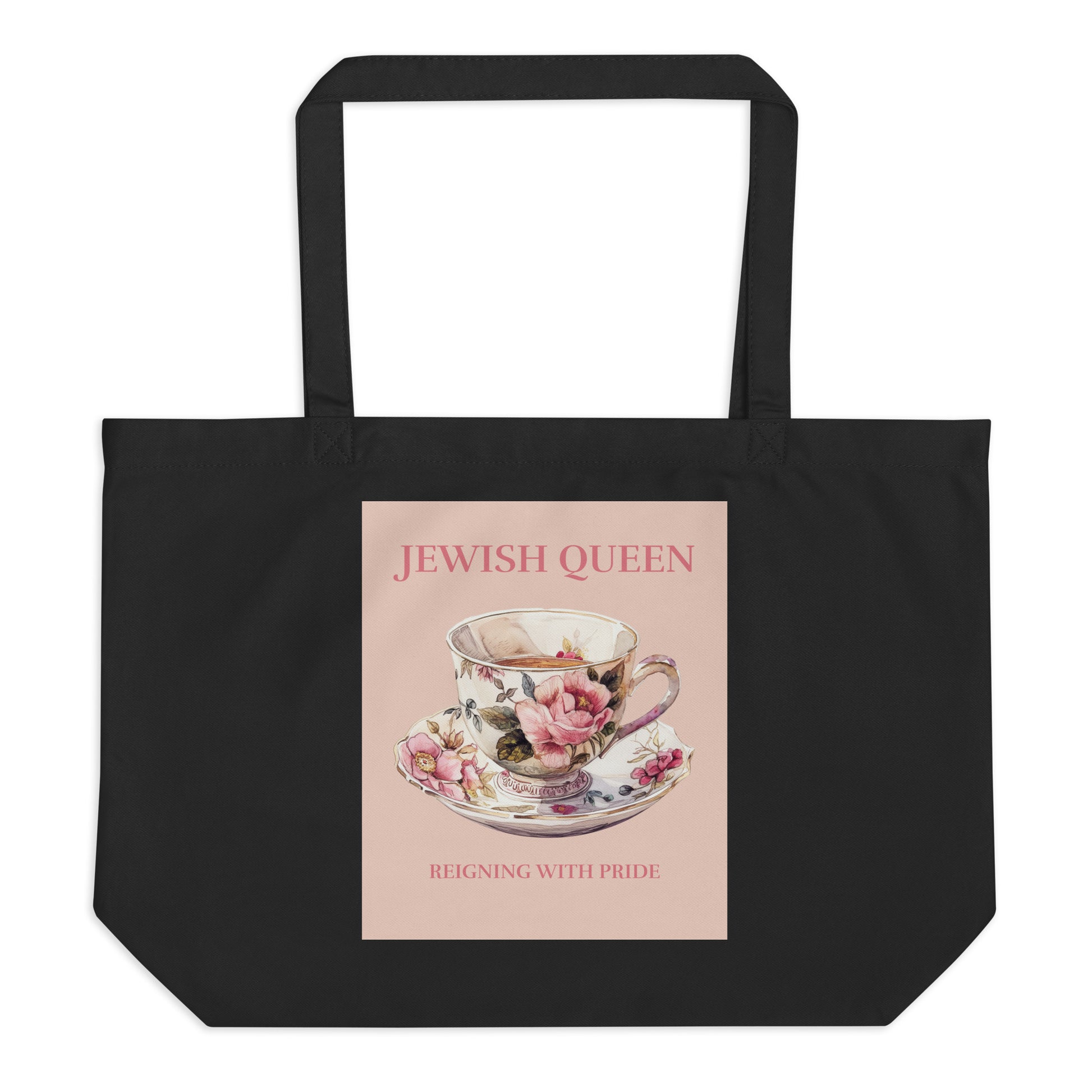 Jewish Queen | Large Organic Tote Bag