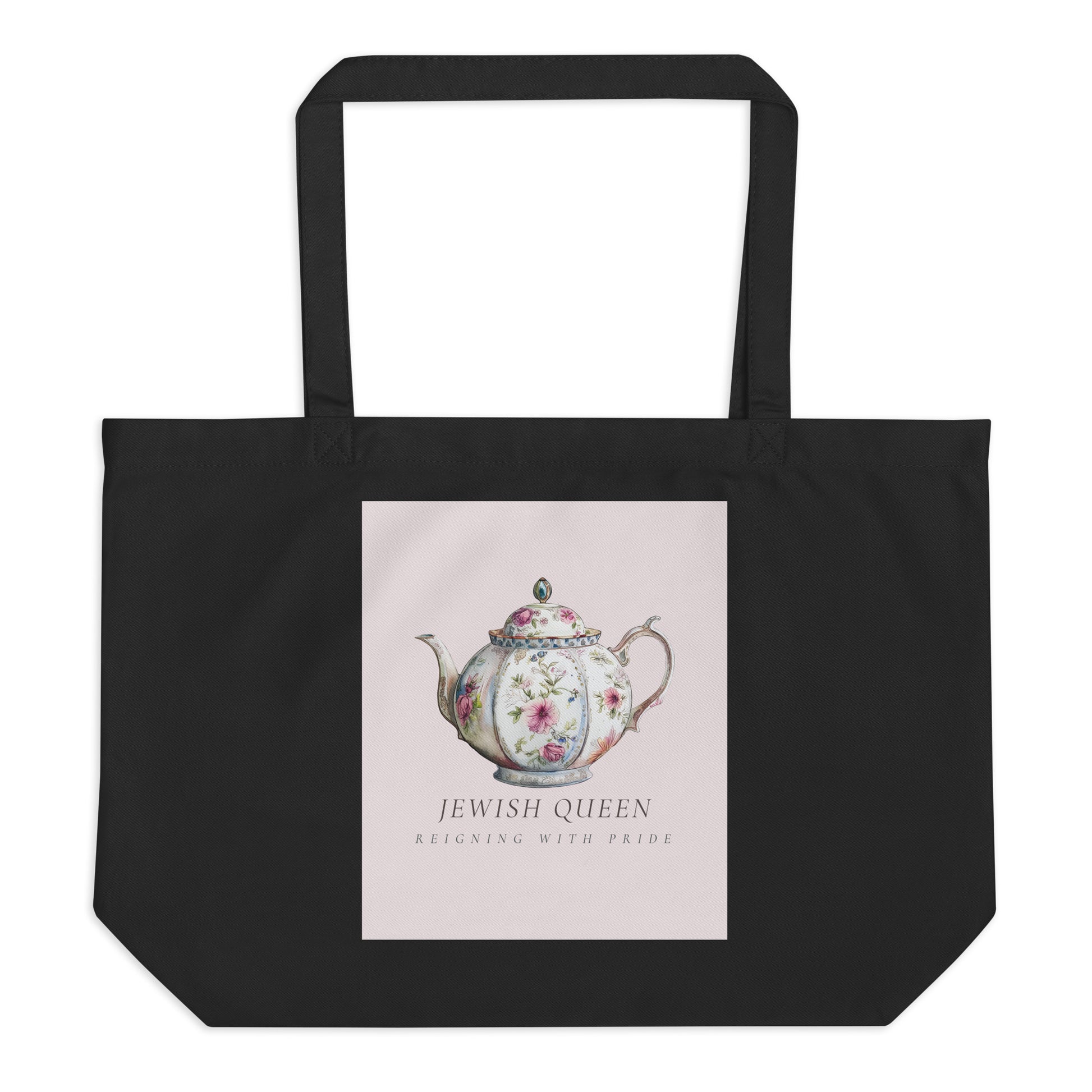 Jewish Queen | Large Organic Tote Bag