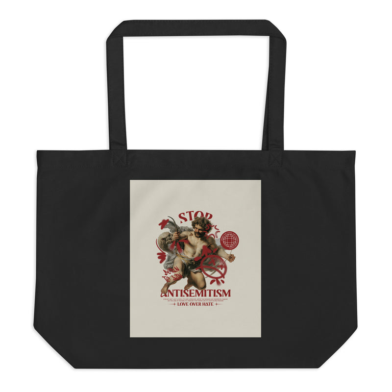 Classic Graffiti Fusion | Large Organic Tote Bag