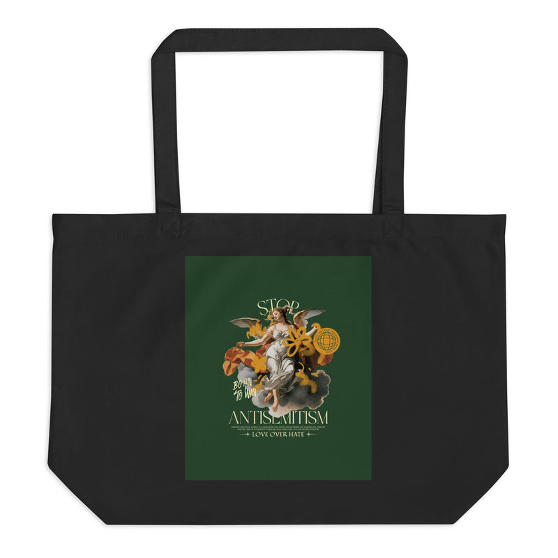 Classic Graffiti Fusion | Large Organic Tote Bag
