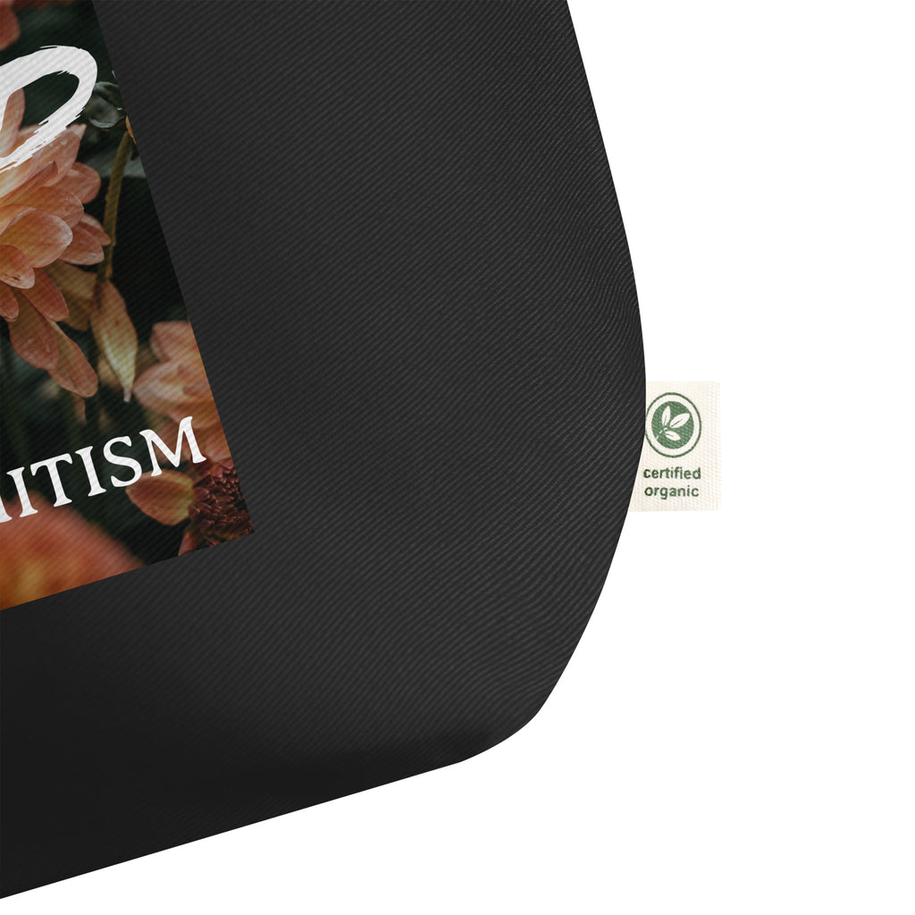 Flower Power | Antisemitism | Large Organic Tote Bag Jouparty